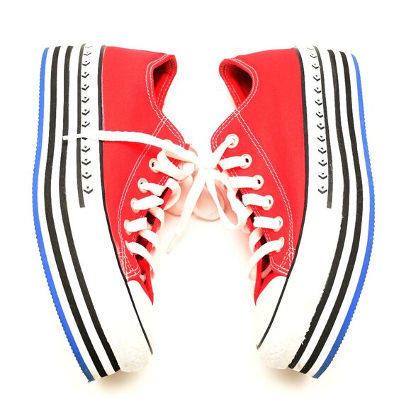 CONVERSE ALL STAR CHUCK TAYLOR Platform Tennis Shoes /Sneakers  RED 39 US 8.5 - Picture 4 of 10